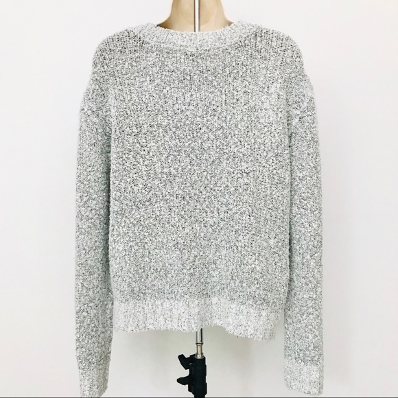 H&M Divided Knit Sweater Comfy Grey Size Small - Picture 5 of 8